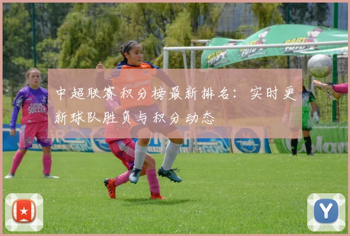 中超联赛积分榜最新排名：实时更新球队胜负与积分动态